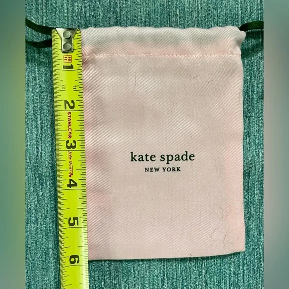 Kate Spade NEW YORK Jewelry Dust Bag Light Pink with Drawstring - Picture 6 of 7